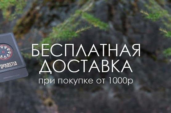 Бесплатная доставка от 1000 рублей